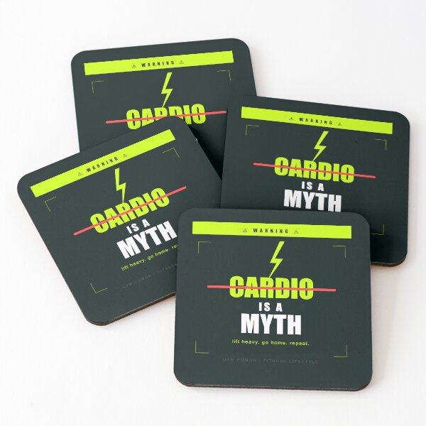 Item preview, Cardio Is A Myth Funny Lifting Gym Humor Sarcastic Gift designed and sold by Mega-Shopping.