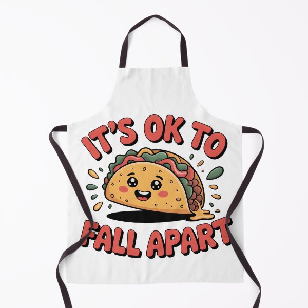 Item preview, It's Ok to Fall Apart | Taco Funny Mental Health Awareness Shirt designed and sold by Milosstudio.