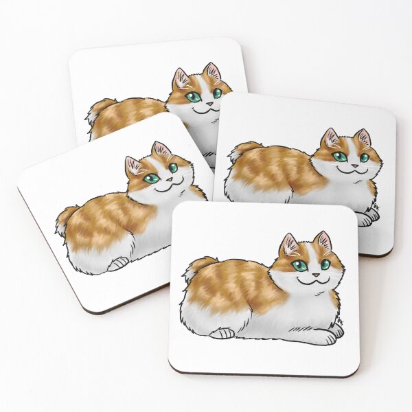 Item preview, Cat - Cymric - Orange Tabby Bobtail designed and sold by Jennifer Stolzer.