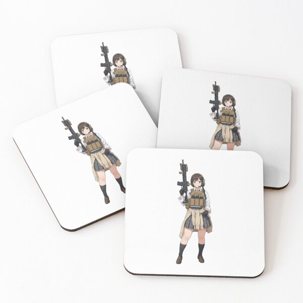 Aperçu de l'œuvre Écolière tactique - Opérations spéciales anime créée et vendue par RAWLIFEGRAPHIC.