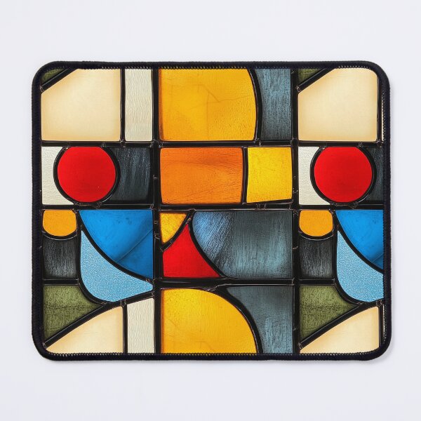 Item preview, Rainbow Curved Stained Glass Abstract Photo Texture designed and sold by DigitaICraft.