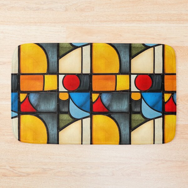 Item preview, Rainbow Curved Stained Glass Abstract Photo Texture designed and sold by DigitaICraft.