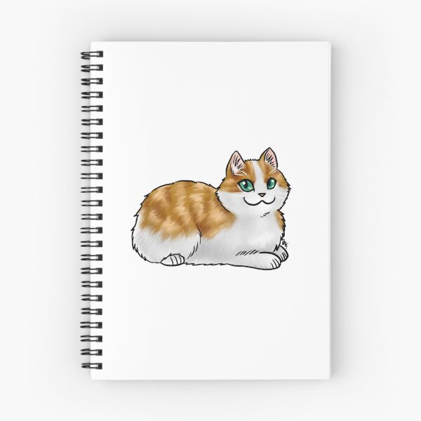 Item preview, Cat - Cymric - Orange Tabby No Tail designed and sold by Jennifer Stolzer.