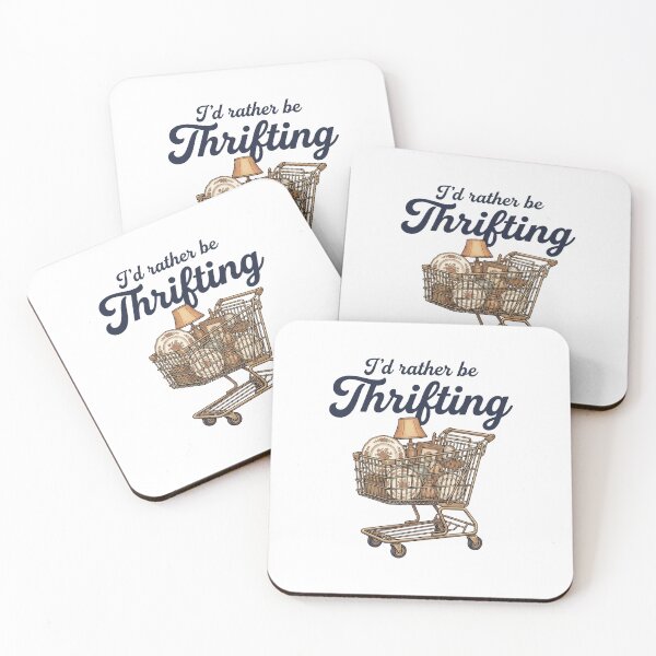 Item preview, I’d Rather Be Thrifting – Vintage Thrift Shop Lover Retro Design designed and sold by DoodloraStudio.