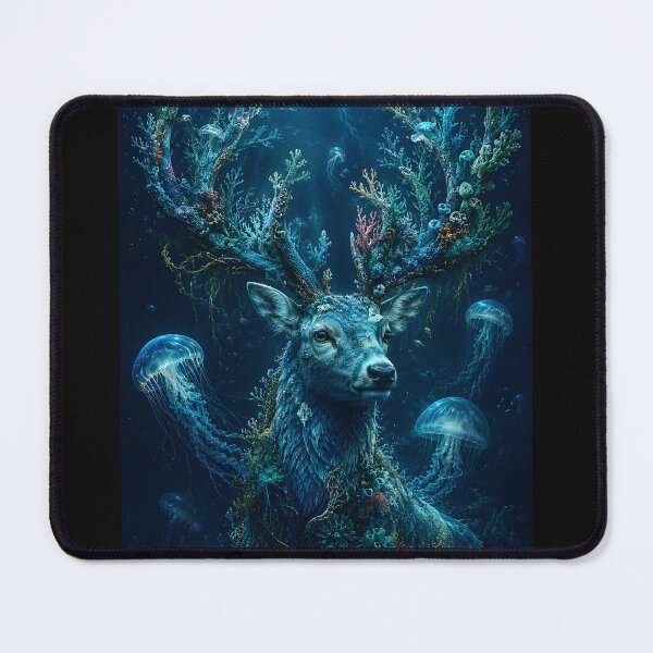 Item preview, Ocean Spirit Stag T-Shirt designed and sold by DCdigitalgrowth.