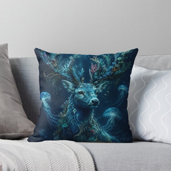 Item preview, Ocean Spirit Stag T-Shirt designed and sold by DCdigitalgrowth.