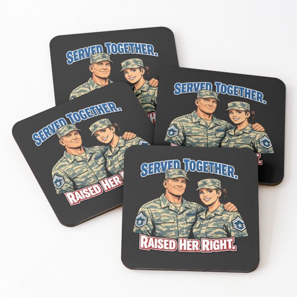 Item preview, Air Force Father Daughter Served Together Military designed and sold by Tsugraf Designs.