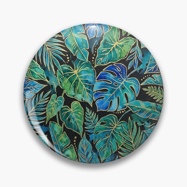 Item preview, Blue and Green Tropical Leaves designed and sold by GraphicsClub.