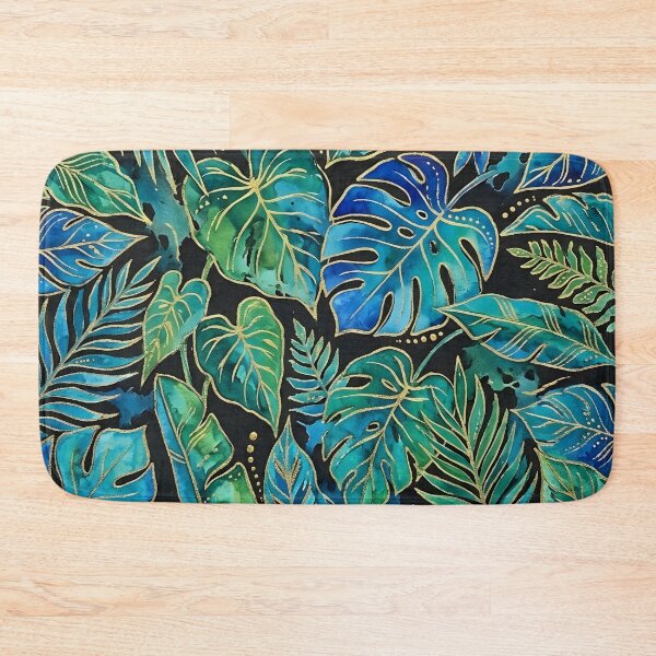 Item preview, Blue and Green Tropical Leaves designed and sold by GraphicsClub.