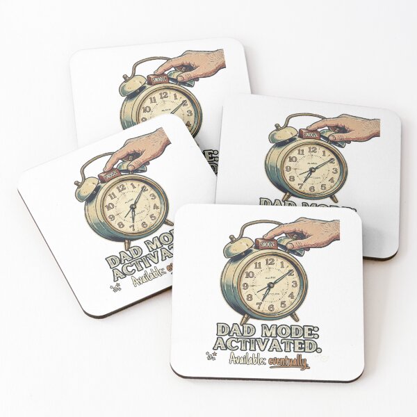 Item preview, Dad Mode Activated Alarm Clock Vintage Humor designed and sold by laughingshirts.