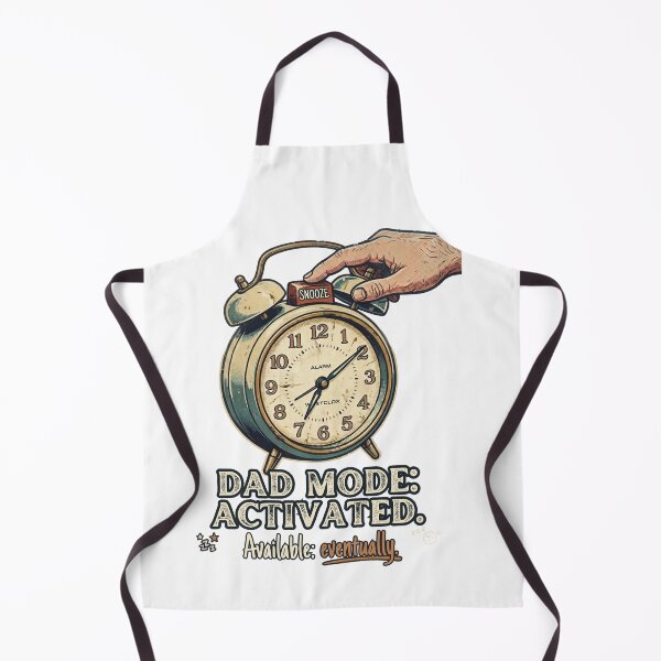 Item preview, Dad Mode Activated Alarm Clock Vintage Humor designed and sold by laughingshirts.