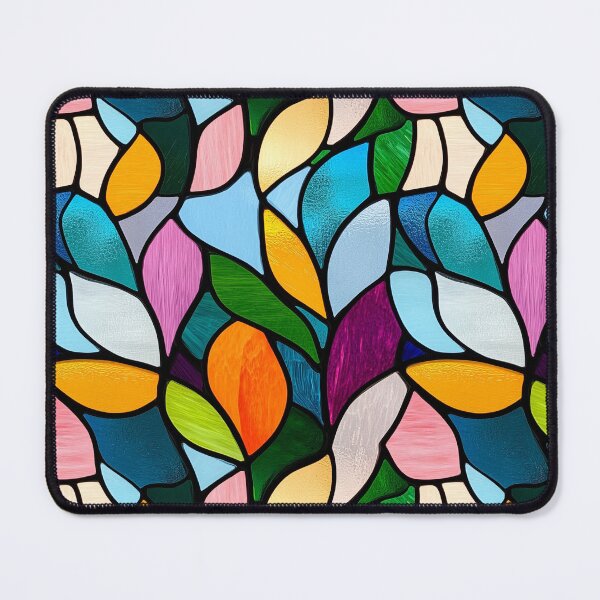 Item preview, Organic Leaf Petal Stained Glass Abstract Photo Texture designed and sold by DigitaICraft.