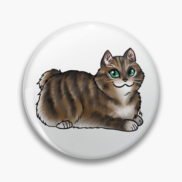 Item preview, Cat - Cymric - Brown Tabby Bobtail designed and sold by Jennifer Stolzer.