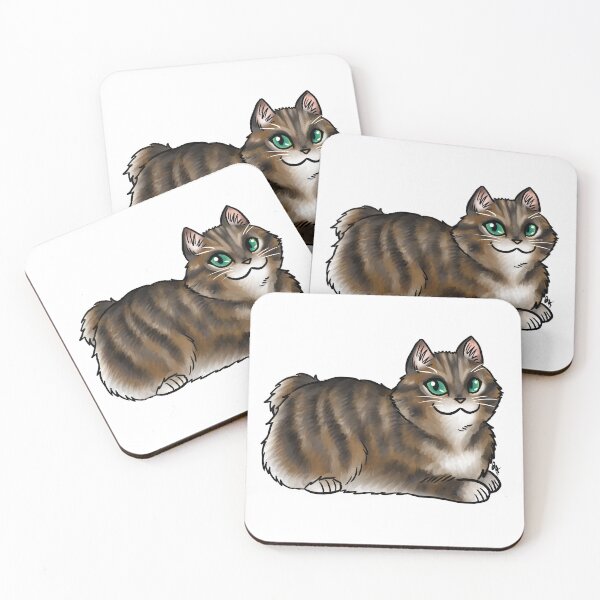 Item preview, Cat - Cymric - Brown Tabby Bobtail designed and sold by Jennifer Stolzer.