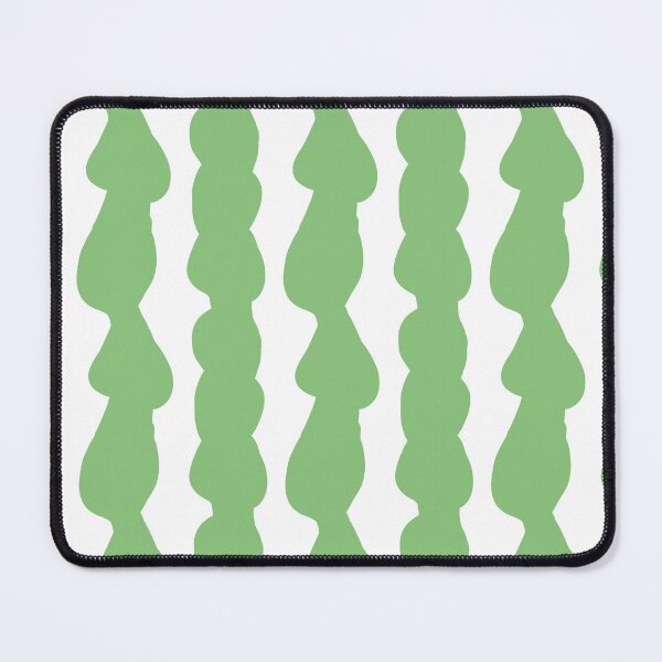 Item preview, Minimalist Green Wavy Stripes designed and sold by Kazewalk.