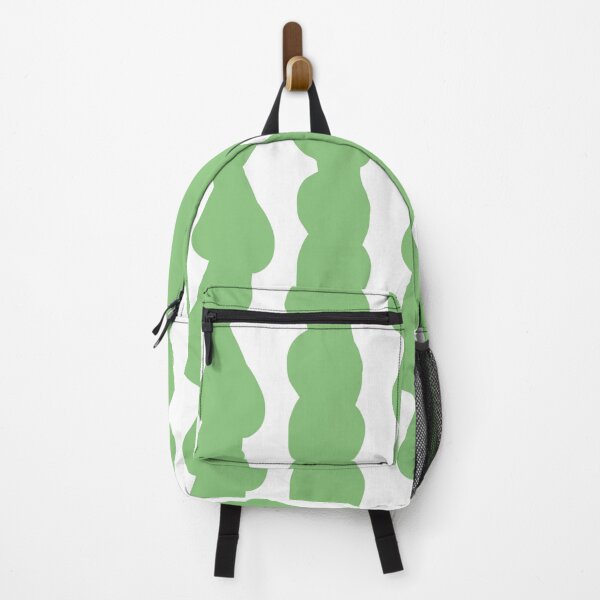 Item preview, Minimalist Green Wavy Stripes designed and sold by Kazewalk.