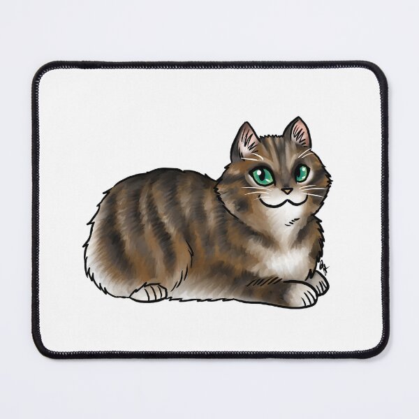 Item preview, Cat - Cymric - Brown Tabby No Tail designed and sold by Jennifer Stolzer.