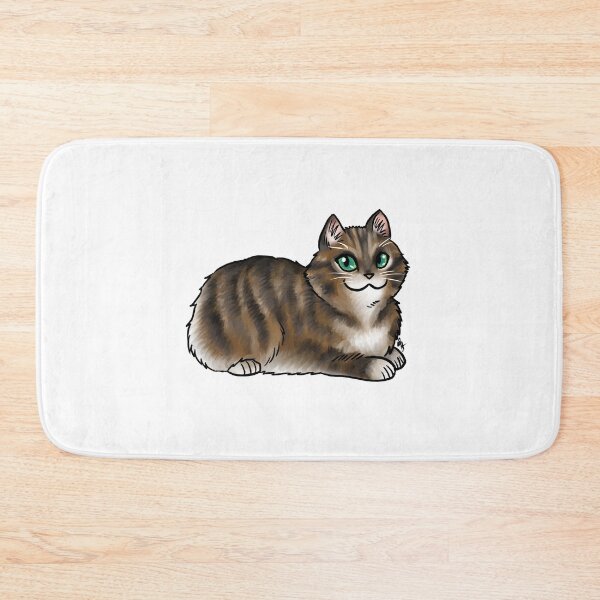 Item preview, Cat - Cymric - Brown Tabby No Tail designed and sold by Jennifer Stolzer.