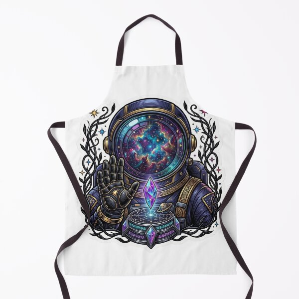 Item preview, Cosmic Astronaut Galaxy Crystal Space Art designed and sold by JeevanStickers.