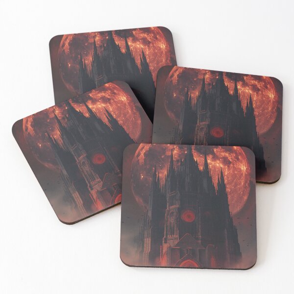Item preview, Cathedral Beneath The Blood Moon designed and sold by QuantumDrift.