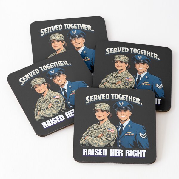 Item preview, Served Together Raised Her Right Military Daughter designed and sold by Tsugraf Designs.