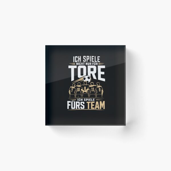 Item preview, I don't just play for goals, I play for the team, for football. designed and sold by FreshPixelArt.
