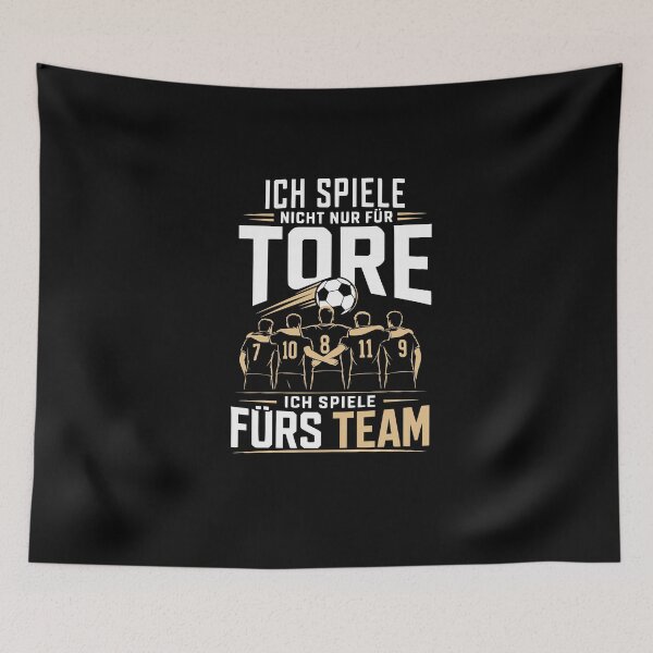 Item preview, I don't just play for goals, I play for the team, for football. designed and sold by FreshPixelArt.