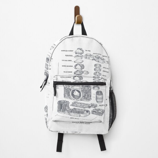 Item preview, Vintage DSLR Camera Anatomy - Photography Blueprint Schematic designed and sold by The Blueprint Archive.