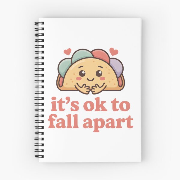 Item preview, It's Ok to Fall Apart | Taco Funny & Cute Mental Health Awareness Shirt designed and sold by Milosstudio.