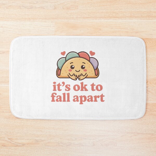 Item preview, It's Ok to Fall Apart | Taco Funny & Cute Mental Health Awareness Shirt designed and sold by Milosstudio.
