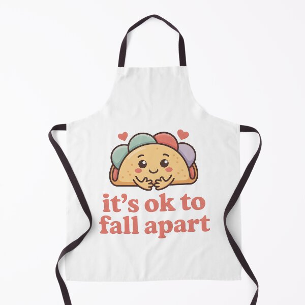 Item preview, It's Ok to Fall Apart | Taco Funny & Cute Mental Health Awareness Shirt designed and sold by Milosstudio.
