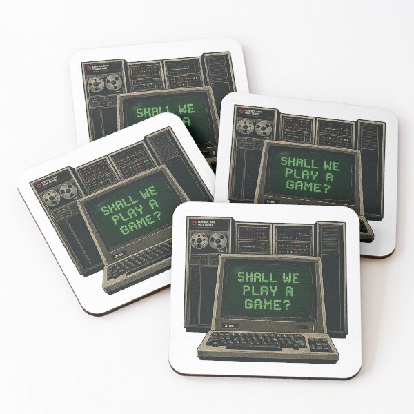 Item preview, Shall We Play A Game Retro Computer designed and sold by Scorpion Creative.
