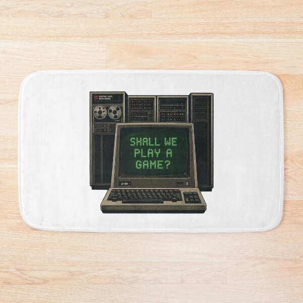 Item preview, Shall We Play A Game Retro Computer designed and sold by Scorpion Creative.