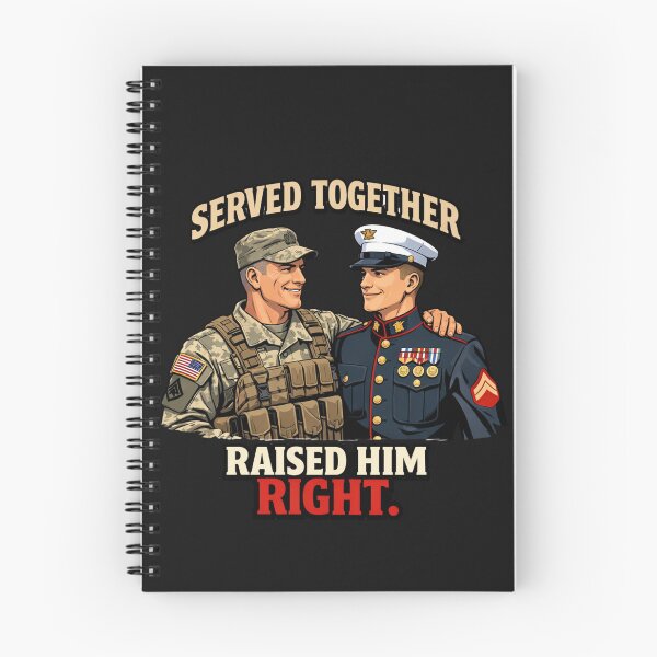 Artikelvorschau, Gemeinsam gedient, ihn richtig erzogen – Militärfamilie entworfen und verkauft von Tsugraf Designs.