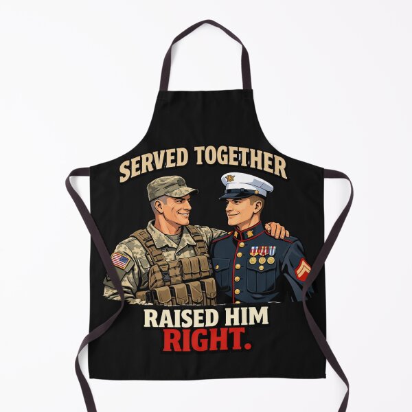 Item preview, Served Together Raised Him Right Military Family designed and sold by Tsugraf Designs.