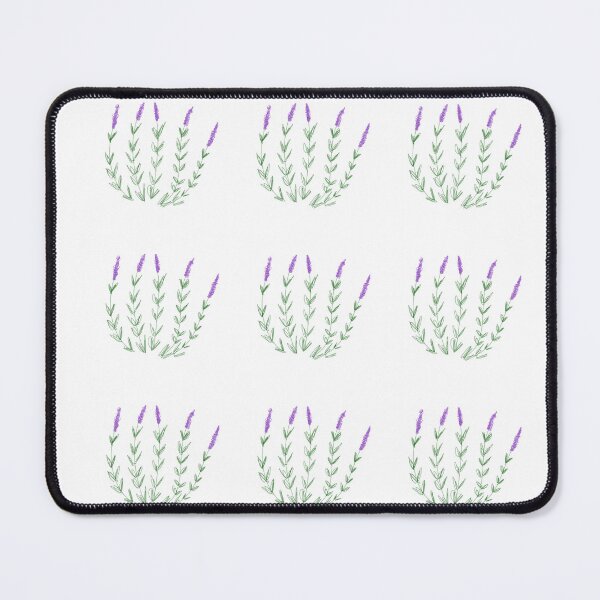 Item preview, Purple Lavender Field – Minimalist 3x3 Floral Pattern designed and sold by Kazewalk.