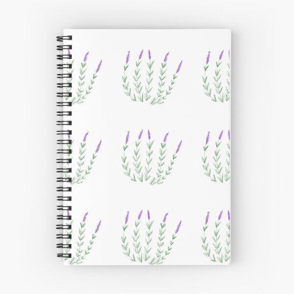 Item preview, Purple Lavender Field – Minimalist 3x3 Floral Pattern designed and sold by Kazewalk.
