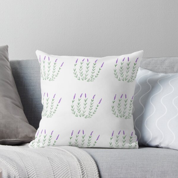 Item preview, Purple Lavender Field – Minimalist 3x3 Floral Pattern designed and sold by Kazewalk.