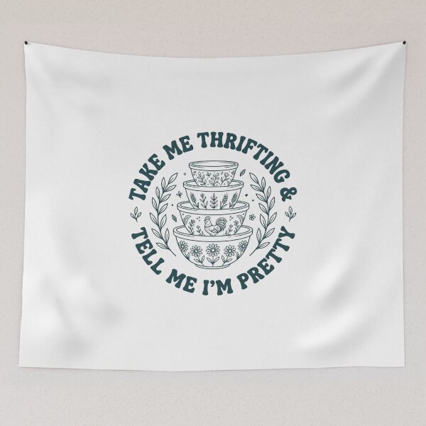 Item preview,  I’d Rather Be Thrifting – Vintage Thrift Shop Lover Retro Design designed and sold by DoodloraStudio.
