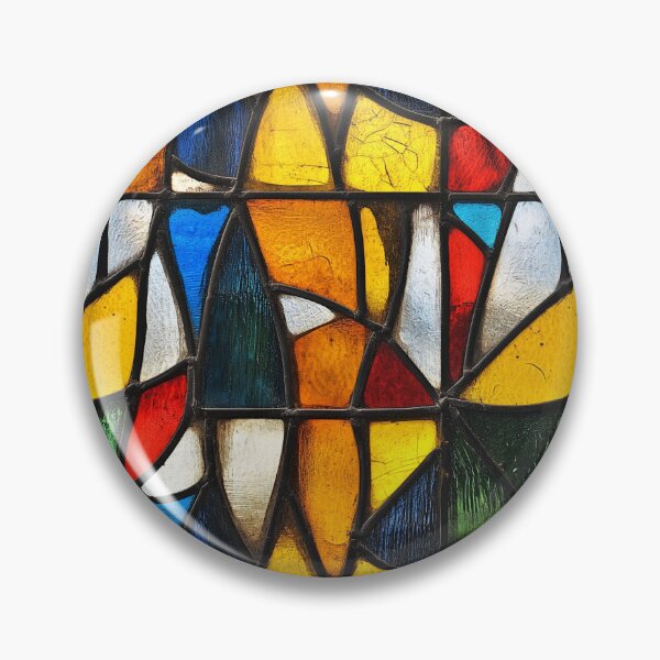 Item preview, Vintage Geometric Stained Glass Abstract Photo Texture designed and sold by DigitaICraft.
