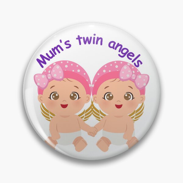 Item preview, Twin girls, mum's twin angels designed and sold by TB-73.