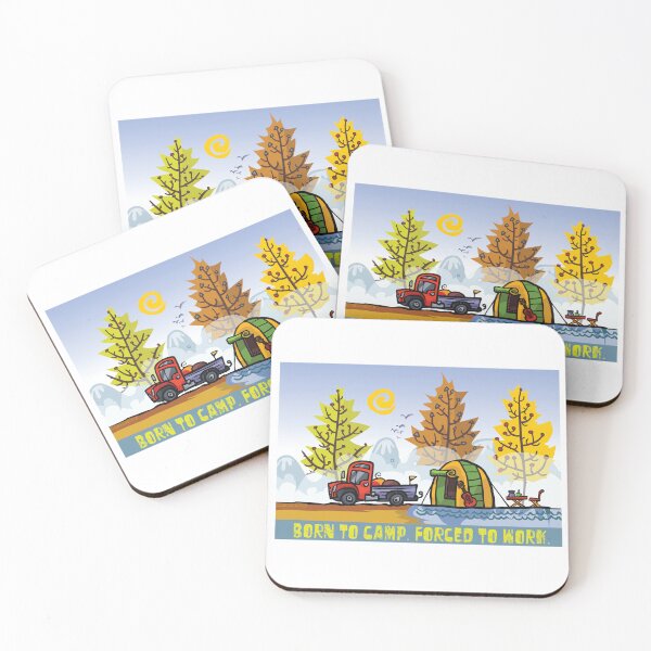 Item preview, Camping cartoon designed and sold by Bobb's cartoons.