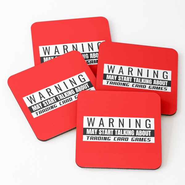 Item preview, Warning May Start Talking About Trading Card Games designed and sold by TeePartyHost.