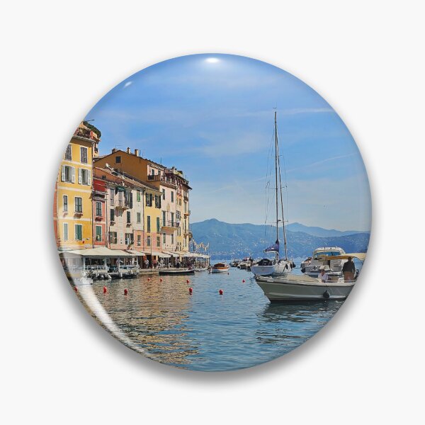 Item preview, Natural Harbor with Yachts designed and sold by Alla Gill.