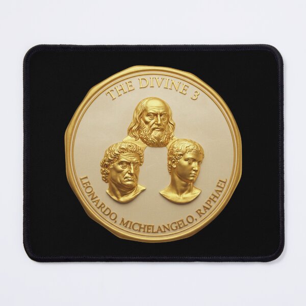 Item preview, Golden Wax Seal, The Divine 3, Leonardo, Michelangelo, Raphael - Renaissance designed and sold by TB-73.
