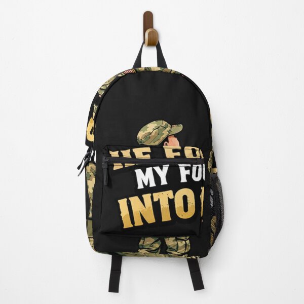 Item preview, He Followed My Footsteps Into Boots Military Son designed and sold by Tsugraf Designs.