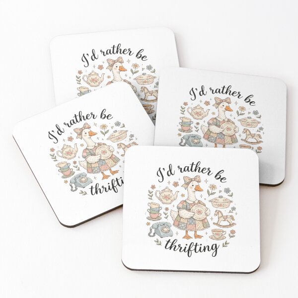 Item preview, I’d Rather Be Thrifting – Vintage Thrift Shop Lover Retro Design designed and sold by DoodloraStudio.
