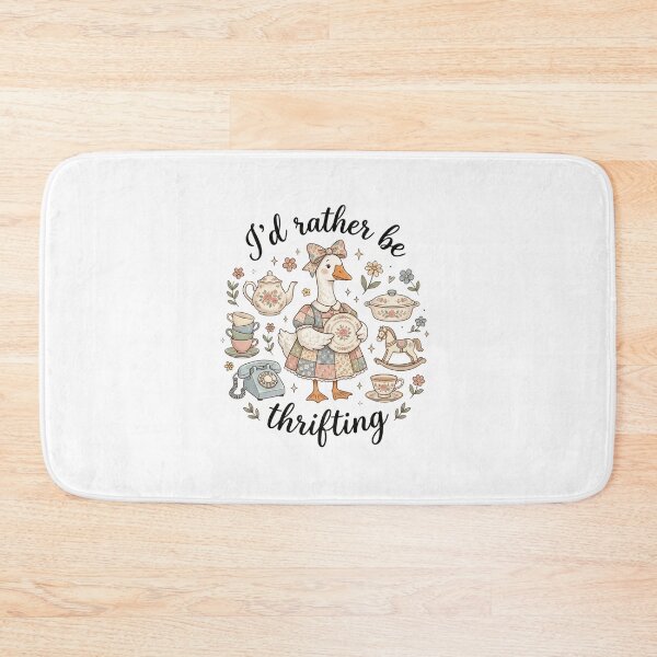 Item preview, I’d Rather Be Thrifting – Vintage Thrift Shop Lover Retro Design designed and sold by DoodloraStudio.