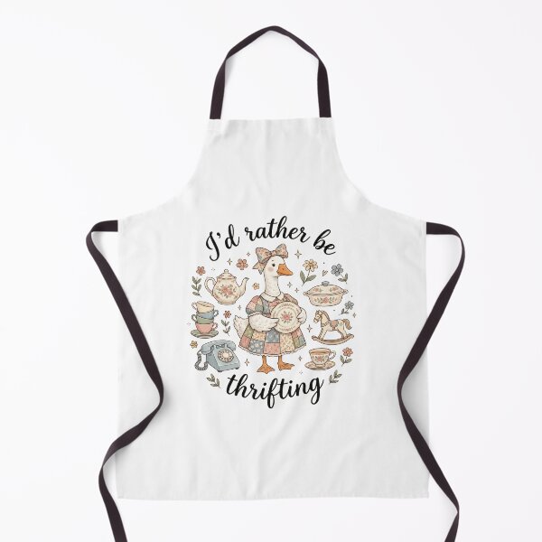 Item preview, I’d Rather Be Thrifting – Vintage Thrift Shop Lover Retro Design designed and sold by DoodloraStudio.