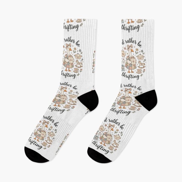 Item preview, I’d Rather Be Thrifting – Vintage Thrift Shop Lover Retro Design designed and sold by DoodloraStudio.